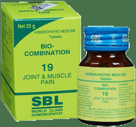 SBL Homeopathy Bio-Combination 19 Tablet