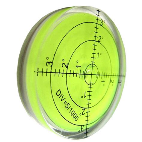Buy Bubble Level Horizontal Bullseye Spirit Surface Level 60mm Diameter ...