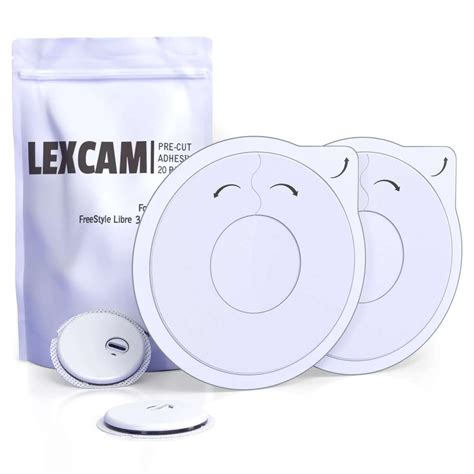 Buy LexcamAdhesive Freestyle Libre 3 Only Sensor Covers – Pack of 20 ...