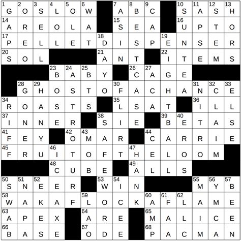 0524-23 NY Times Crossword 24 May 23, Wednesday - NYXCrossword.com