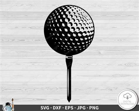 Golf Ball and Tee 的图像结果