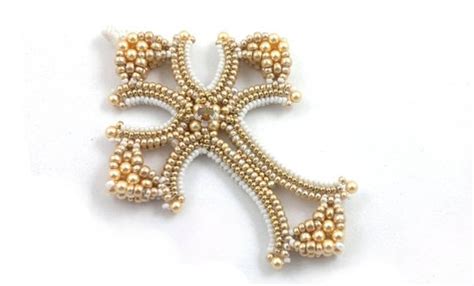 Beaded Cross Tutorial 的图像结果