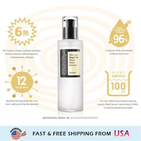 Buy COSRX] Advanced Snail 92 All in One Cream + 96 Mucin Power Essence ...