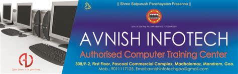 M/s AVNISH INFOTECH Authorised Computer Training Center - Basic ...