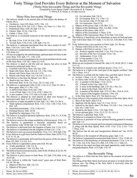 R. B. Thieme, Jr., Bible Ministries — Individual Illustrations