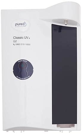 HUL Pureit Classic G2 UV+ Water Purifier - White (Not suitable for ...