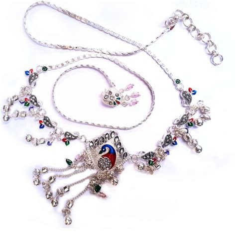 Buy quality Fancy designer peacock silver kandora mga - kns0003 in Amreli