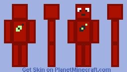 Red Robot Minecraft Skin 的图像结果