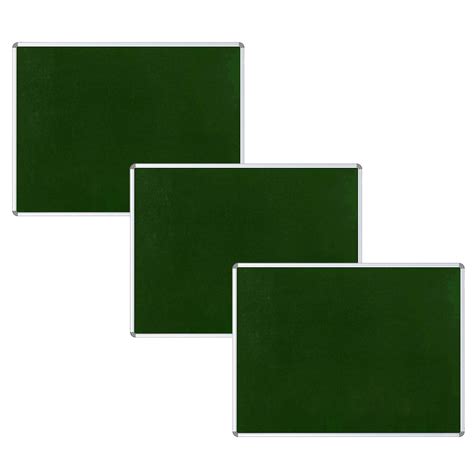 Kuber Industries- Pin-Up Board- 1.5 x 2 Feet-Pack of 3 (Green) : Amazon ...