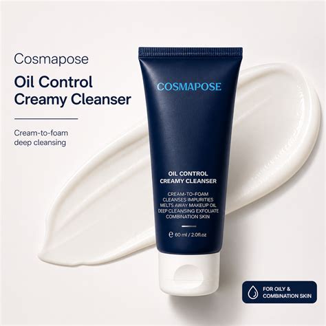 Oil Control Creamy Cleanser – Cosmapose