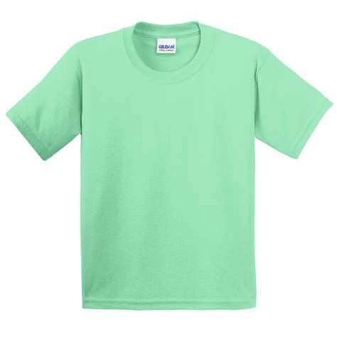 Gildan 2000B Youth Ultra Cotton 100% Cotton T-Shirt - Mint Green ...