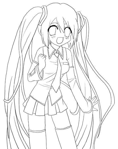 Miku Coloring Pages at GetColorings.com | Free printable colorings ...