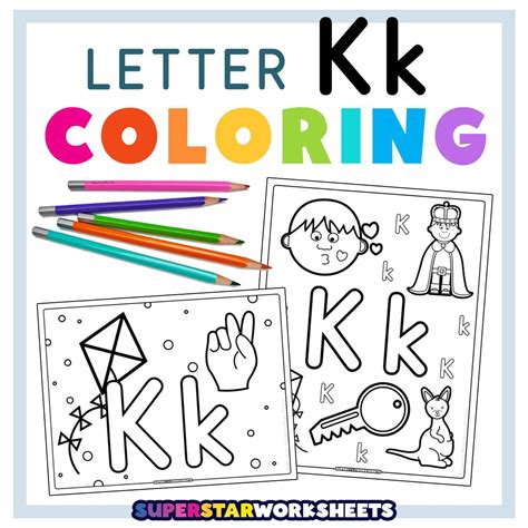 K Coloring Pages For Kids [2025]