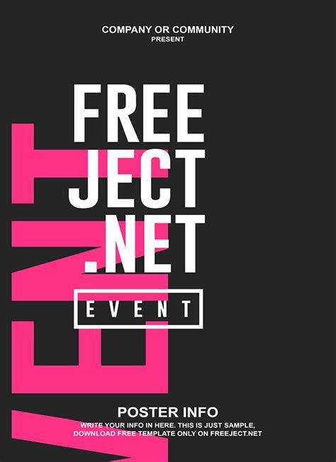 Basic Poster Template 的图像结果