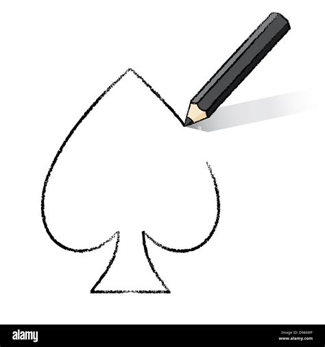 Drawing Of A Spade