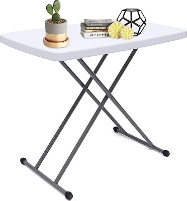 NAWESRVA Adjustable Folding Table – 30 x 20 Foldable Desk India | Ubuy