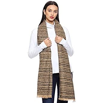 Buy SWI STYLISH Women's Cashmere Soft Feel Warm Wool Muffler/Scarf ...