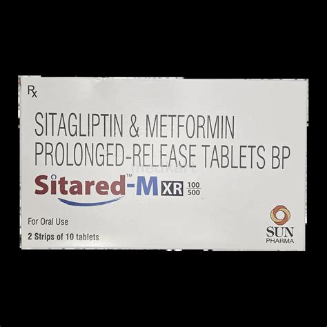 SITARED M XR 100/500MG TABLET 10'S Price, Uses, Side Effects ...