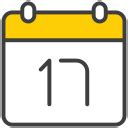 Calendar and Date Icon Pack | Color lineal-color | 30 .SVG Icons