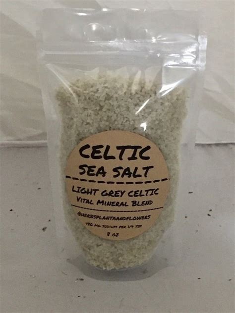 CELTIC SEA SALT Sal celta Sal marina Celta gris claro | Etsy