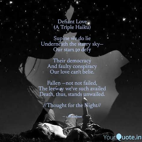 Defiant Love (A Triple Ha... | Quotes & Writings by Martian Mirth ...