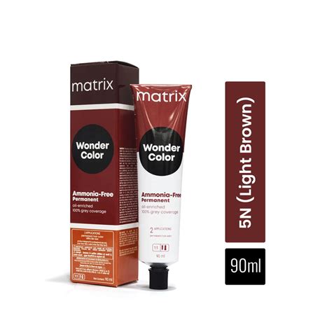 Matrix Wonder Color Ammonia Free 5N (Light Brown) 90ml – Fabb6