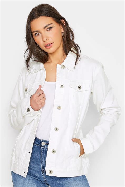 LTS Tall Women's White Denim Jacket | Long Tall Sally