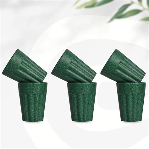 eha Set of 6 Earth-Friendly Cutting Chai Cups | 100 ml | Coffee Cup ...