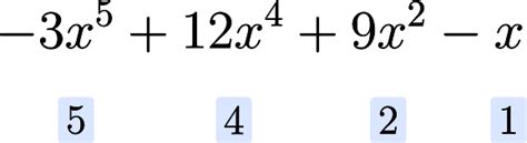 Image result for Polynomial Form