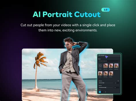 AI Portrait Cutout: Cut Out People From Video/Photo Automatically