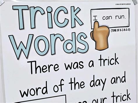 Image result for Trick Words. Example