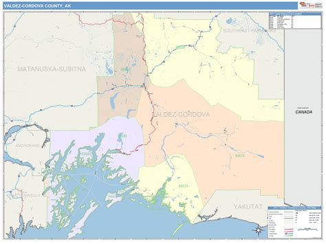 Map Of Alaska Valdez