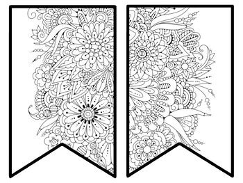 Floral Bulletin Board Decor Kit, Floral Letters, Floral Borders, Floral ...