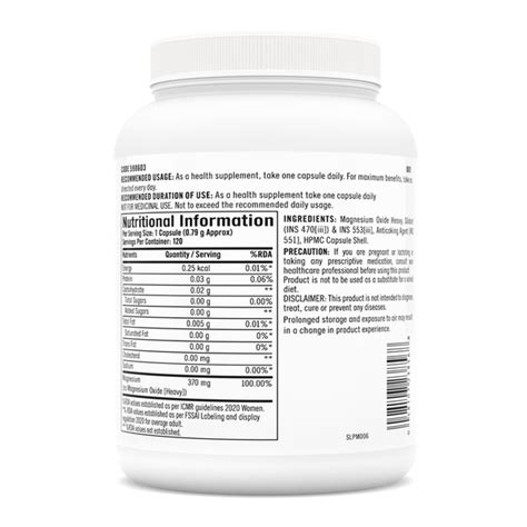 GNC MAGNESIUM 370 MG 120 Tablets - NutraC - Health & Nutrition Store