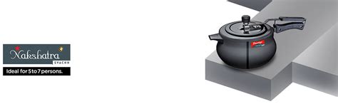 Buy Prestige 5 Litre Hard Anodised Nakshatra Plus Svachh Innerlid ...