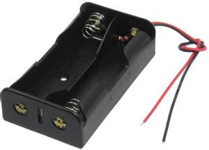 Technical hut 18650 Li ion 2 cell case holder For Two Batteries ...