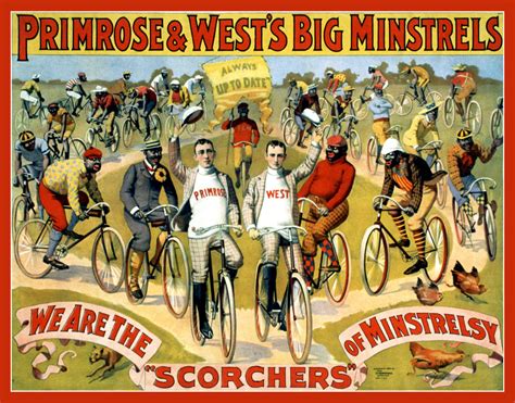 Download Primroseand Wests Big Minstrels Vintage Poster Wallpaper | Wallpapers.com
