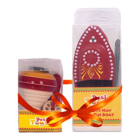 Spinning Top Lattu & Steam Toy Boat Combo | Wooden & Tin Toys | Collec ...