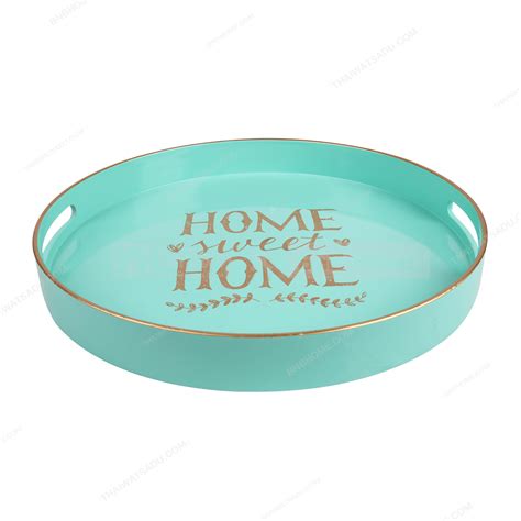 ถาดพลาสติกทรงกลม (ใหญ่) KASSA HOME รุ่น HRT191186 ขนาด 37 x 37 x 4 ซม. ...