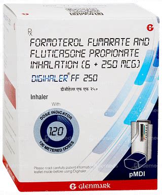Digihaler Ff 6/250 MCG Inhaler 120 M | Order DIGIHALER FF 6/250 MCG ...
