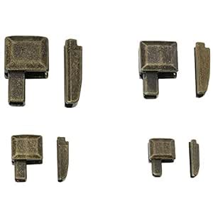CZQC Zipper Repair Kit 16 Sets #3#5#8#10 Metal Zipper Latch Slider ...