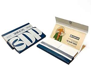 3DP Skins & Tips White Rolling Papers With Roach | Magnetic Locking ...