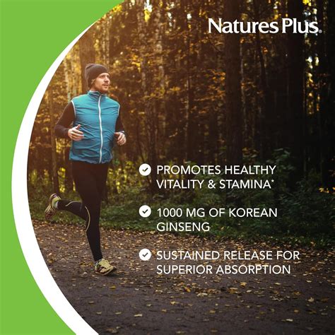 NaturesPlus Herbal Actives Korean Ginseng - 1000 mg, India | Ubuy