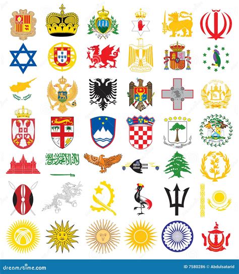 National Emblems Royalty Free Stock Image - Image: 7580286