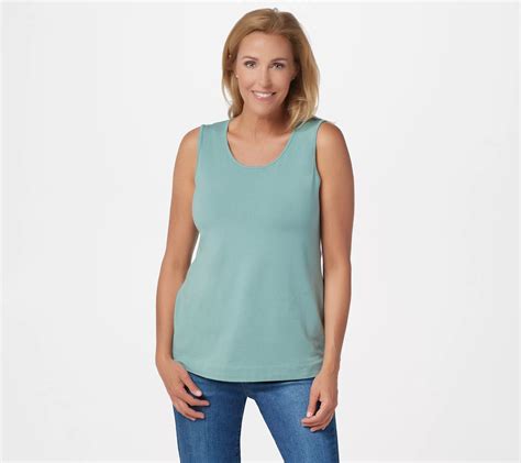"As Is" Denim & Co. Essentials Open Front Cardigan & Tank Set - QVC.com
