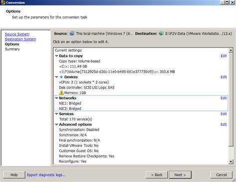 P2V Conversion 的图像结果