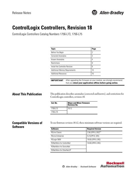 Image result for ControlLogix Firmware Update