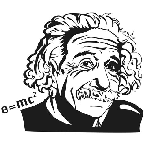 Albert Einstein 2 Wall sticker | wall-art.com