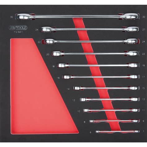 SCS çift yıldız anahtar seti, 11 parça, 2/3 sistem iç bölmesi içinde ...