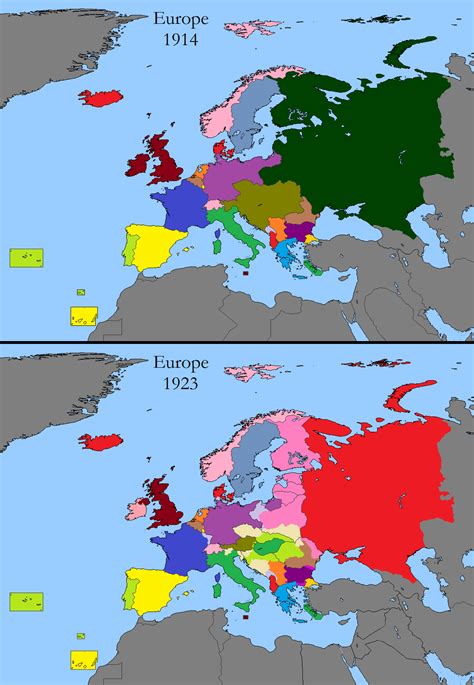 European territorial changes after World War 1. - Maps on the Web